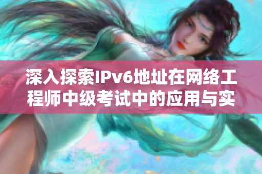 深入探索IPv6地址在网络工程师中级考试中的应用与实践