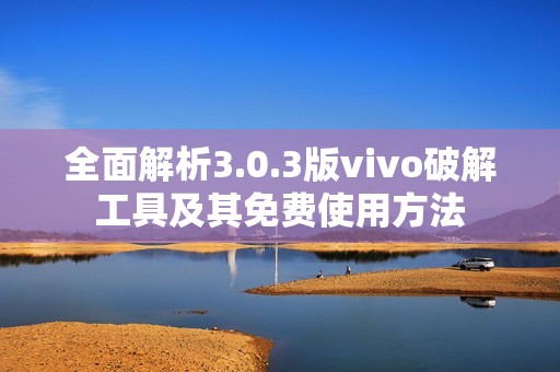 全面解析3.0.3版vivo破解工具及其免费使用方法