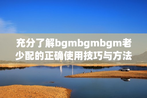 充分了解bgmbgmbgm老少配的正确使用技巧与方法指南