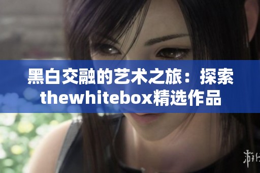 黑白交融的艺术之旅：探索thewhitebox精选作品