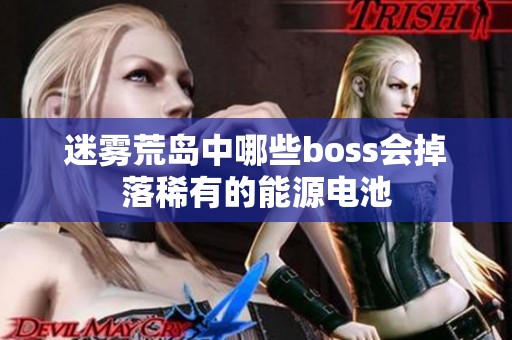 迷雾荒岛中哪些boss会掉落稀有的能源电池