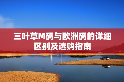 三叶草M码与欧洲码的详细区别及选购指南