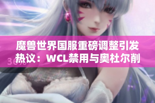 魔兽世界国服重磅调整引发热议：WCL禁用与奥杜尔削弱解析