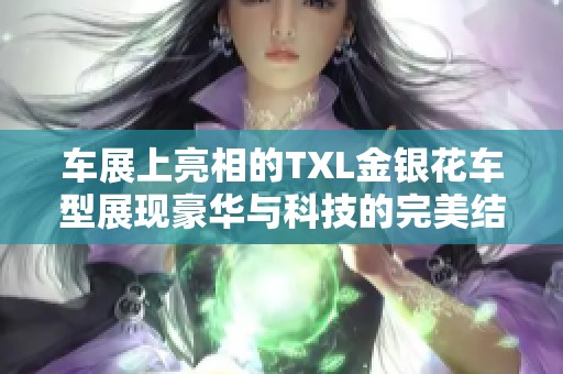 车展上亮相的TXL金银花车型展现豪华与科技的完美结合