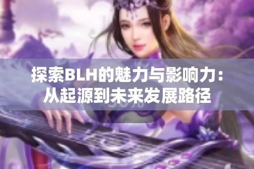 探索BLH的魅力与影响力：从起源到未来发展路径