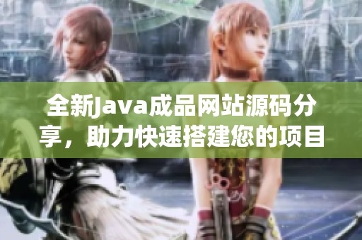 全新Java成品网站源码分享，助力快速搭建您的项目