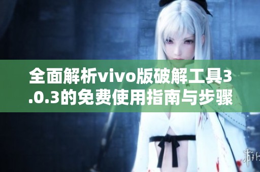 全面解析vivo版破解工具3.0.3的免费使用指南与步骤