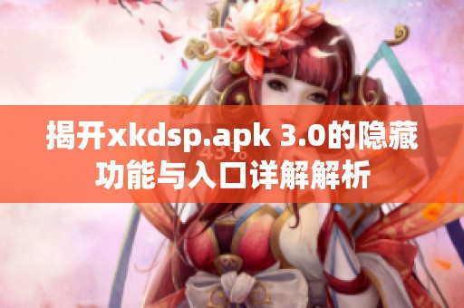 揭开xkdsp.apk 3.0的隐藏功能与入口详解解析