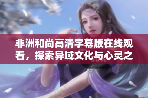 非洲和尚高清字幕版在线观看，探索异域文化与心灵之旅