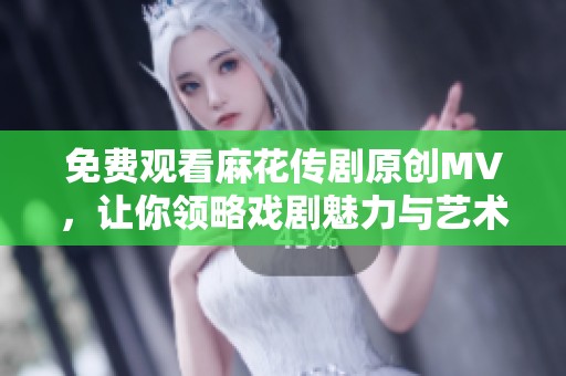 免费观看麻花传剧原创MV，让你领略戏剧魅力与艺术之美