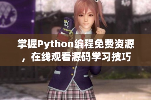 掌握Python编程免费资源，在线观看源码学习技巧