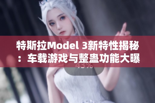 特斯拉Model 3新特性揭秘：车载游戏与整蛊功能大曝光