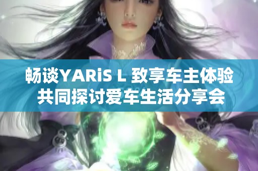 畅谈YARiS L 致享车主体验 共同探讨爱车生活分享会