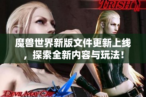 魔兽世界新版文件更新上线，探索全新内容与玩法！