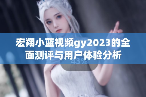 宏翔小蓝视频gy2023的全面测评与用户体验分析