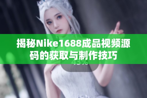 揭秘Nike1688成品视频源码的获取与制作技巧