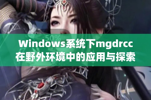 Windows系统下mgdrcc在野外环境中的应用与探索