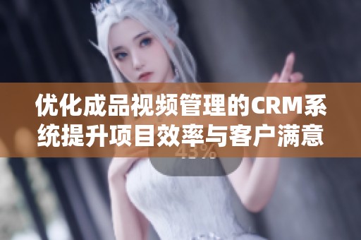 优化成品视频管理的CRM系统提升项目效率与客户满意度