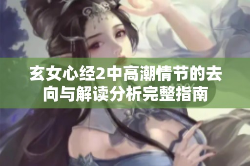 玄女心经2中高潮情节的去向与解读分析完整指南