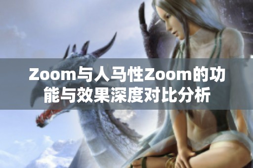 Zoom与人马性Zoom的功能与效果深度对比分析