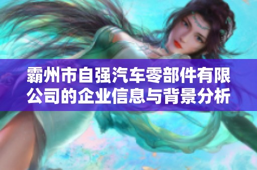 霸州市自强汽车零部件有限公司的企业信息与背景分析