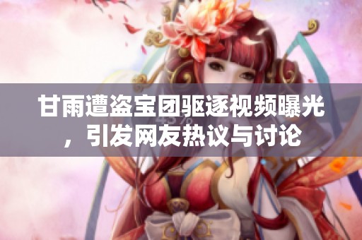 甘雨遭盗宝团驱逐视频曝光，引发网友热议与讨论