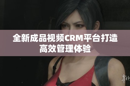 全新成品视频CRM平台打造高效管理体验