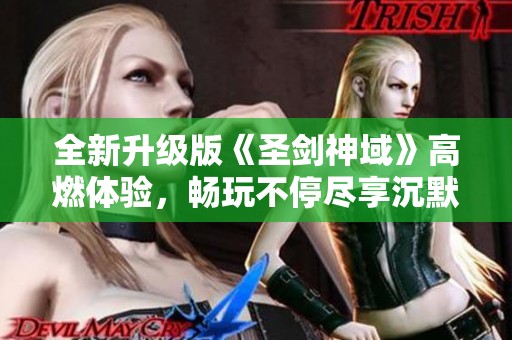 全新升级版《圣剑神域》高燃体验，畅玩不停尽享沉默刀刀爆充带来的快感