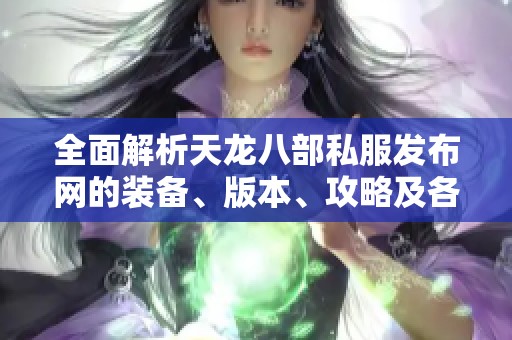 全面解析天龙八部私服发布网的装备、版本、攻略及各大门派特色解释