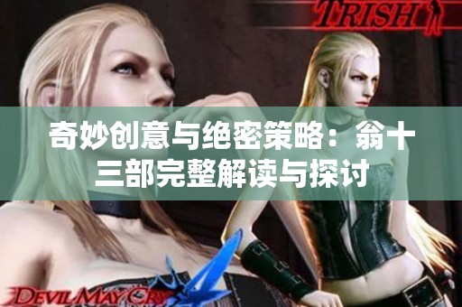 奇妙创意与绝密策略：翁十三部完整解读与探讨