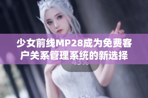 少女前线MP28成为免费客户关系管理系统的新选择