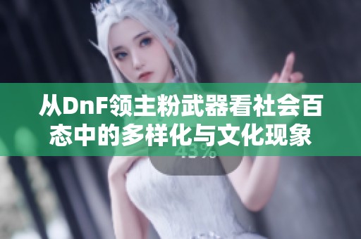 从DnF领主粉武器看社会百态中的多样化与文化现象