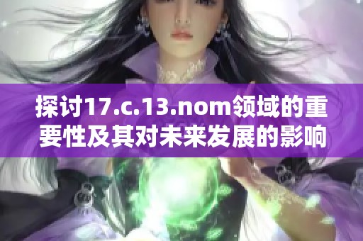 探讨17.c.13.nom领域的重要性及其对未来发展的影响分析