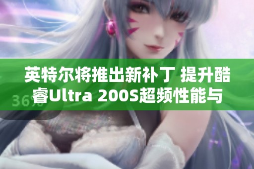 英特尔将推出新补丁 提升酷睿Ultra 200S超频性能与稳定性